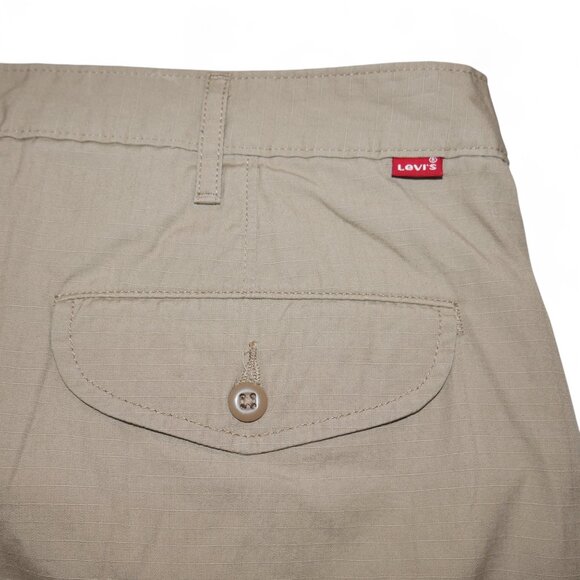 Levi's Carrier Cargo Shorts Men's Size 54 Loose Fit Ripstop Utility Beige/Tan - Picture 3 of 9